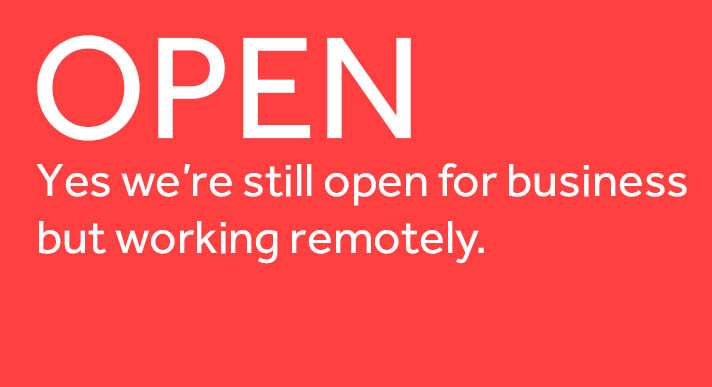 WE'RE STILL OPEN